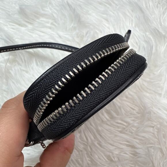 y2k COACH Vintage Black Gray Signature Canvas Case Wristlet - Picture 4 of 6